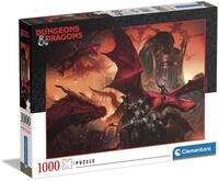 Clementoni - 39733 - Puzzle Dungeons & Dragons, Puzzle 1000 Teile F&uuml;r Erwachsene Und