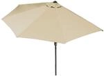 EASYmaxx Sonnenschirm halbrund | 270 x 140 x 235 cm | f&uuml;r Balkon und Terrasse 