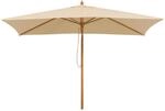 Schneider Sonnenschirm Malaga,natur, 300 X 200 Rechteckig, Gestell Alu/Stahl,
