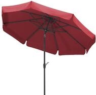 Schneider Sonnenschirm Orlando, rot, 270 cm rund, 783-06, Gestell Alu/Stahl,