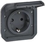 LEGRAND, Plexo New Einsatz, Feuchtraum-Steckdose, Schuko-Standard, inkl....