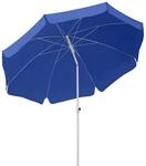 Schneider Sonnenschirm Ibiza, blau, 240 cm rund, 681-09, Gestell Stahl,...