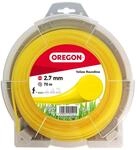Oregon Runder M&auml;hfaden 2,7 mm, Gelb, F&uuml;r hohes Gras, Unkraut, Rasen und dichte