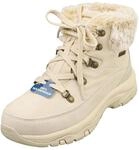 Skechers Damen Trego Snow Worries Stiefelette, Nat&uuml;rliches Wildleder,