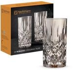 Nachtmann 2-teiliges Longdrinkgl&auml;ser Set, 395 ml, Taupe, Noblesse, 105713,