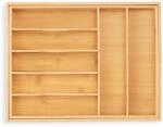 Relaxdays Besteckkasten f&uuml;r Schubladen, ausziehbar, 7-9 F&auml;cher, HBT: 5 x...