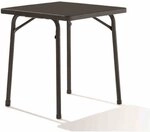 Sieger 211/G Garten-Klapptisch mit mecalit-Pro-Platte 70 x 70 cm,...