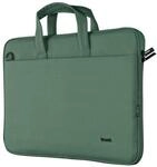 Trust Bologna Slim Laptop Tasche bis 16 Zoll mit Schultergurt, Gr&uuml;n