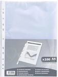 Exacompta 5111E 100er Pack Klarsichth&uuml;llen 40&mu; Economy, F&uuml;r DIN A4...
