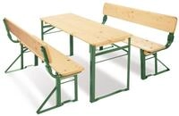 PINOLINO Sepp mit Lehne - Festzelt Garnitur Kinder - Outdoor Party-Garnitur -