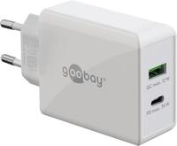 goobay 61674 Dual USB-C PD (Power Delivery) Schnellladeger&auml;t (30 W) / Quick...
