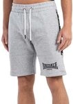 Lonsdale Herren Shorts Normale Passform SCARVELL XXL, Marl Grey/Black/White
