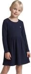 Tom Tailor M&auml;dchen Kinder Stretch Basic Kleid mit Rippstruktur