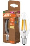Osram LED-Lampe in klassischer Miniballform, mit dekorativem LED-Filament,