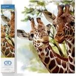 DIAMOND DOTZ DD8.017 - Original 5D Diamond Painting Set Giraffen Gro&szlig; & Zart,