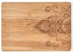 Zeller Schneidebrett, eckig, ca. 40 x 29 x 1,5 cm, Beige, 25566