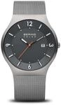 BERING Herren Uhr Solar Movement - Solar Collection mit Edelstahl und Saphirglas