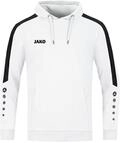 JAKO Kinder Kapuzensweatshirt Power, Wei&szlig;, 128