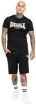 Lonsdale Herren T-Shirt & Shorts Set MOY Normale Passform, Black/White, 3XL