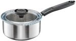 Fiskars Stieltopf mit Deckel, 1,5 Liter, &Oslash; 18,4 cm