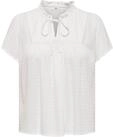 JDY Damen Top Oberteil Rundhals V-Ausschnitt Bluse lockeres Shirt...
