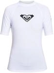 Roxy Whole Hearted - Kurz&auml;rmliger Rashguard mit UPF 50 f&uuml;r Frauen Wei&szlig;
