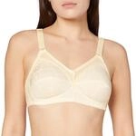 Sassa Damen Soft-bh Jacquard BH, Elfenbein (Champagner 00300), C EU