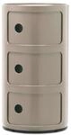 Kartell Componibili, Container 3-f&auml;cher, Taupe