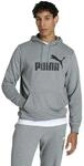 Puma Herren ESS No. 1 Logo Hoodie TR Kapuzenpullis, Medium Gray Heather,