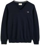 GANT Herren Classic Cotton V-Neck Pullover