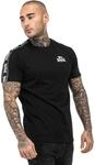 Lonsdale Herren T-Shirt Normale Passform BRINDISTER XXL, Black/White