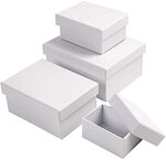Creativ 264050 Rechteckige Mehrzweck-Geschenkboxen, geeignet f&uuml;r Kunsthandwerk,