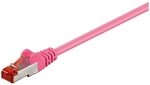 Goobay 93433-GB - Netzwerkkabel (0,5 m, Cat6, S/FTP (S-STP), RJ-45, RJ-45,...
