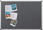 Bi-Office FA0342170 Pinnwand Maya, Filztafel Mit Aluminiumrahmen, Graue