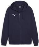 Puma Herren Teamgoal Casuals Hooded Jacket Sweat, Puma Navy-Puma White, L EU