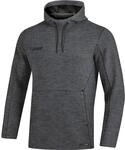 JAKO Damen Kapuzensweatshirt Premium Basics, Anthrazit-Meliert, 44