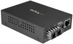StarTech Multi-Mode SC Gigabit Glasfaser Konverter, 550m (MCMGBSCMM055)