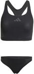 adidas Damen Lanelux Y-Back Bikini Swimwear, Black, 34