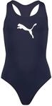 PUMA M&auml;dchen Swimsuit Badebekleidung, Navy, 140 EU