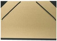 Exacompta 544100E Zeichenmappe Kraft f&uuml;r DIN A3 mit 2 Verschlu&szlig;b&auml;ndchen aus...