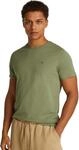 Tommy Jeans Herren TJM Xslim Jersey Tee Dm0dm04411 S/S T-Shirt, Green (Aruba...