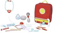 Simba Notarzt Rucksack, 20-TLG. Set, Stethoskop mit Soundfunktion und weitere...