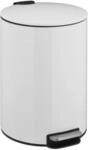 Relaxdays Treteimer, 12 Liter, Absenkautomatik, entnehmbarer Inneneimer, Metall,