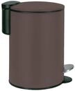Kosmetikeimer Silence, Farbe: Nussbraun, Material: Metall, Gr&ouml;&szlig;e: Eimer 3 Liter