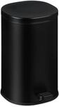 Relaxdays M&uuml;lleimer Bad, 5 l, Kosmetikeimer mit Soft-Close, Matte Optik,