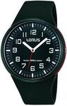 Lorus Fashion Damen-Uhr Edelstahl und Kunststoff mit Silikonband