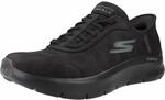 Skechers Damen Go Walk Flex Mali Slip-InTurnschuhe, Black Textile/Trim, 38 EU