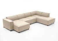 Atlantic Home Collection Bulky Wohnlandschaft Ecksofa, R&eacute;cami&egrave;re rechts,...
