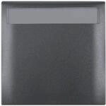 Hager INTEGRO &ndash; Rahmen 1 Element mit tapa-lente-porta Rotulo anthrazit