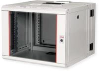 ROLINE 19-Zoll Wandgeh&auml;use Pro 7 HE, 600x600 BxT zweiteilig schwenkbar grau